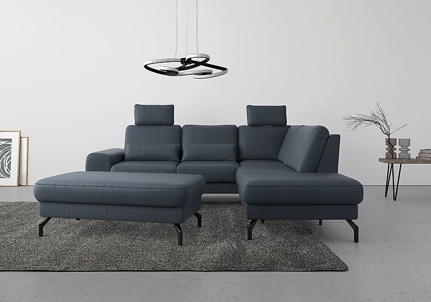sit&more Ecksofa "Cinturo L-Form", inklusive Sitztiefenverstellung und Fede günstig online kaufen
