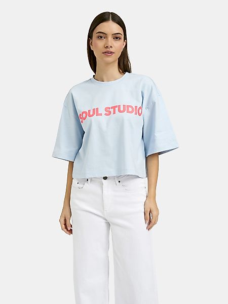 Smith & Soul Rundhalsshirt aus Baumwolle günstig online kaufen