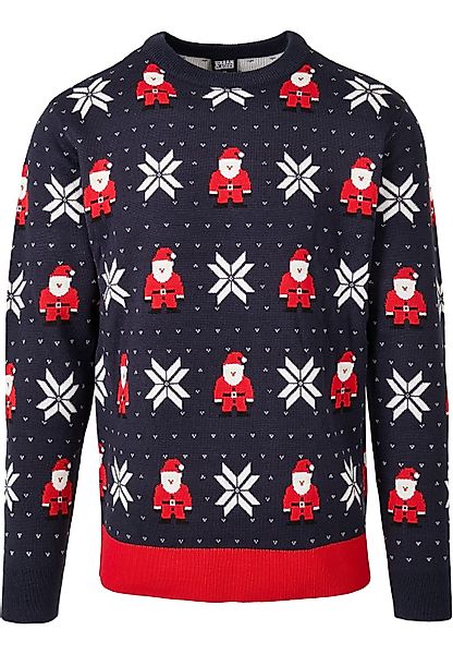 URBAN CLASSICS Rundhalspullover "Urban Classics Herren Nicolaus And Snowfla günstig online kaufen