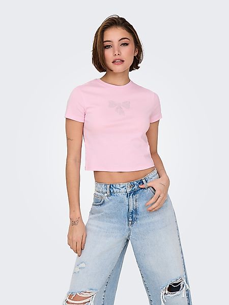 ONLY Kurzarmshirt ONLKIRA S/S BLING O-NECK günstig online kaufen