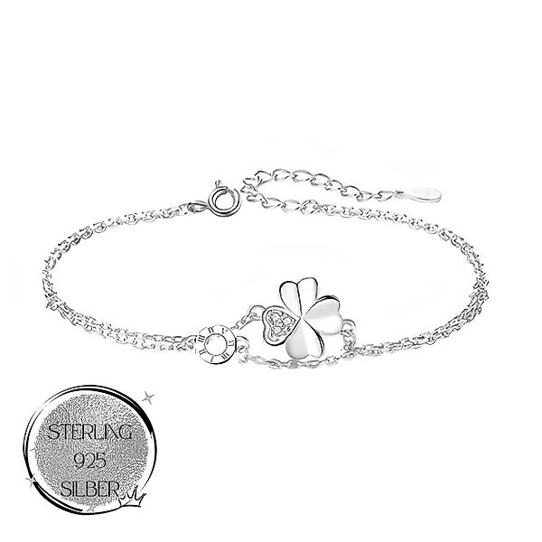 SEAMISAI Silberarmband 925 Silber Armband Kleeblatt günstig online kaufen