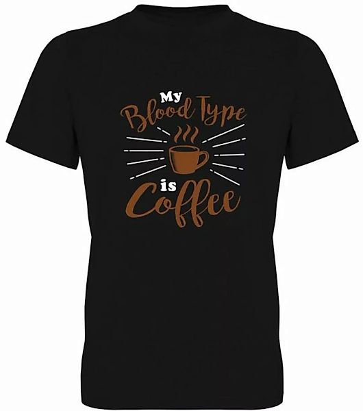 G-graphics T-Shirt My Blood Type is Coffee Herren T-Shirt, mit Frontprint, günstig online kaufen