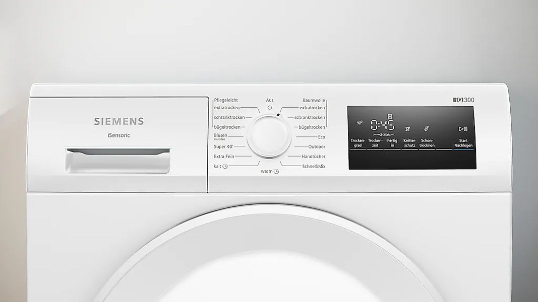 SIEMENS Wärmepumpentrockner "WT43HV04" iQ300 günstig online kaufen
