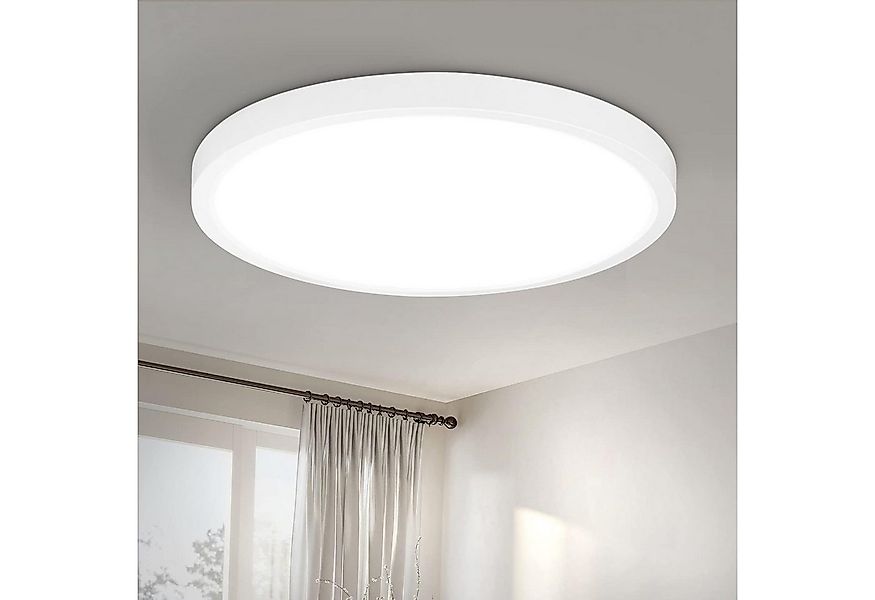 ZMH LED Deckenleuchte Wohnzimmer Deckenlampe Modern einfache Selbstmontage günstig online kaufen
