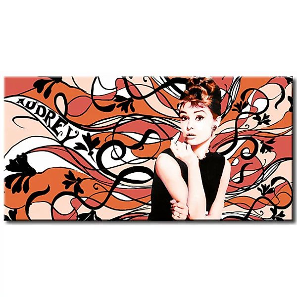 Bild auf Leinwand Audrey Hepburn  XXL günstig online kaufen