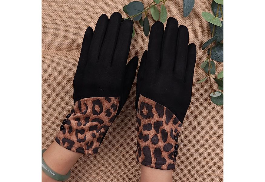 MIRROSI Fleecehandschuhe Damen Touchscreen Handschuhe gefüttert Warm ONESIZ günstig online kaufen