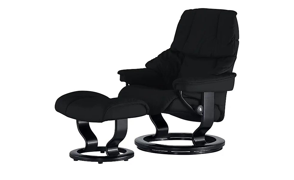 Stressless Relaxsessel mit Hocker  Reno L ¦ schwarz ¦ Maße (cm): B: 88 H: 1 günstig online kaufen