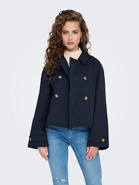 ONLY Blouson Klassischer Trenchcoat für stilvolle Outfits 8393 in Blau-2 günstig online kaufen