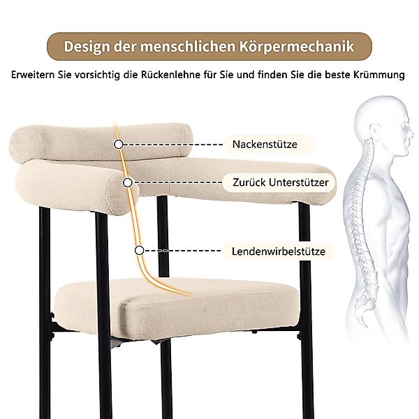 Tongtong Esszimmerstuhl Samt-Esszimmerstühle, Polsterstuhl, bequeme Ringsit günstig online kaufen