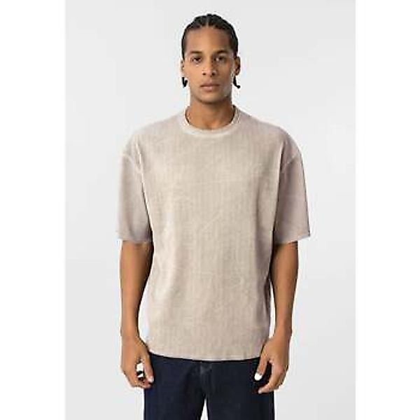 Dandalo  T-Shirts & Poloshirts Amine Oversize Crewneck Acid Washed T-shirt günstig online kaufen