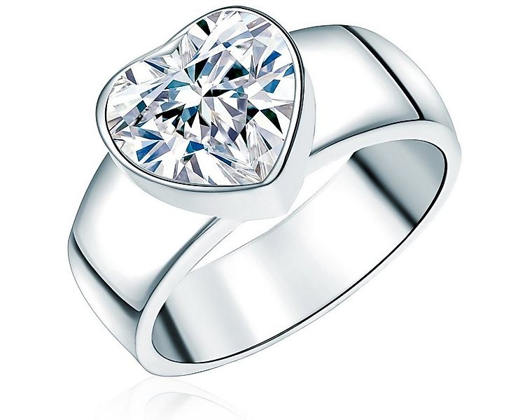 Rafaela Donata Silberring Herz silber, aus Sterling Silber günstig online kaufen