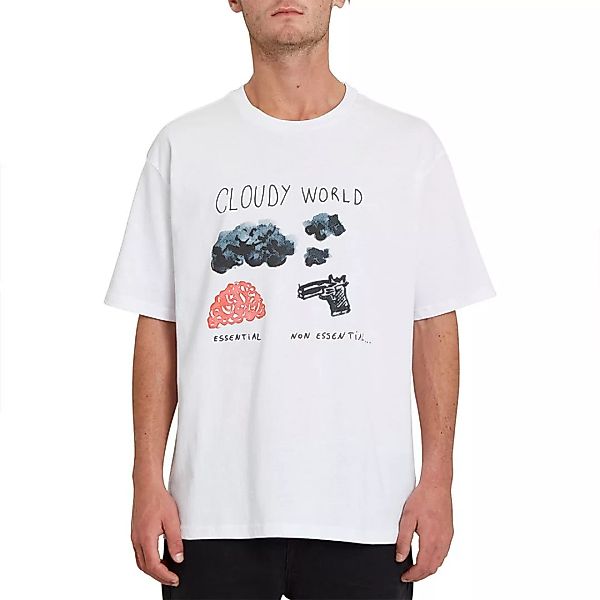 Volcom Marrehead Loose Kurzärmeliges T-shirt L White günstig online kaufen