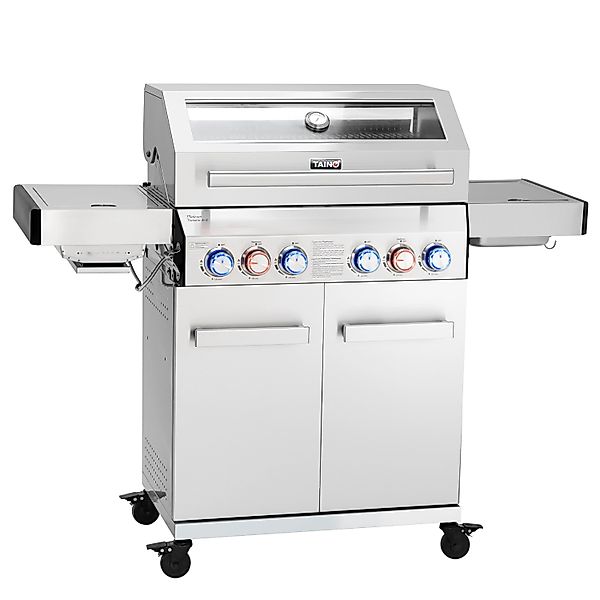 Taino Platinum Yamara 4+2 Gasgrill Edelstahl 4 Brenner Sear-Burner Backburn günstig online kaufen