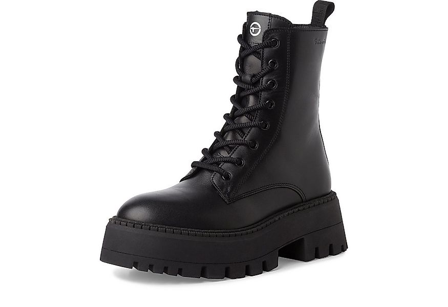 Tamaris Schnürstiefelette, Blockabsatz, Plateau, Schnürboots mit Touch It-A günstig online kaufen