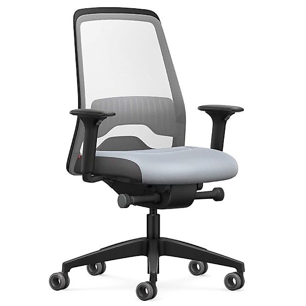 Interstuhl EVERY ACTIVE Edition Bürostuhl | Netzrücken | Hellgrau günstig online kaufen