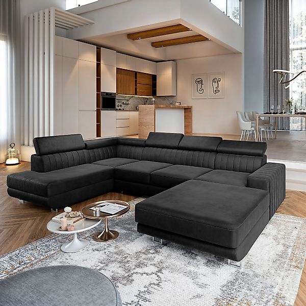 Masseno Ecksofa SIENA mit Schlaffunktion U-Form, günstig online kaufen