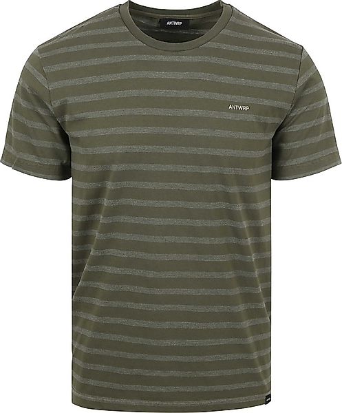 ANTWRP T-Shirt Streifen Grün - Größe S günstig online kaufen