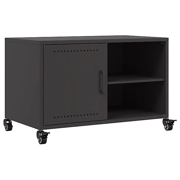 vidaXL TV-Schrank Schwarz 68x39x43,5 cm Stahl 846668 günstig online kaufen