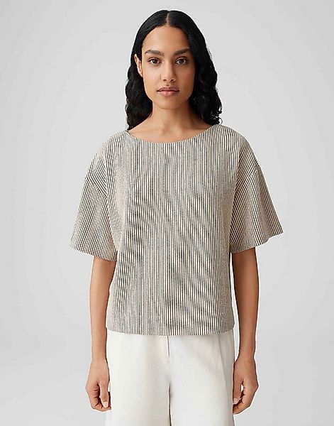 OPUS Sweatshirt Gauster aus Sweatware mit Rippstruktur leicht elastischer S günstig online kaufen