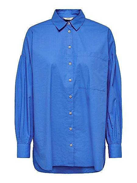 ONLY Loose Fit Hemd Damen Blau günstig online kaufen