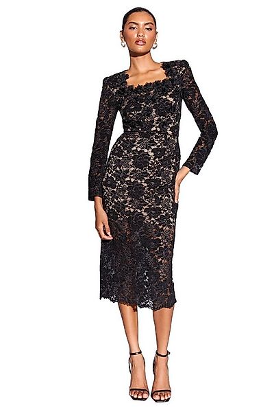 LIPSY Midikleid Lipsy Premium enges Midikleid mit 3D-Print, Petite (1-tlg) günstig online kaufen