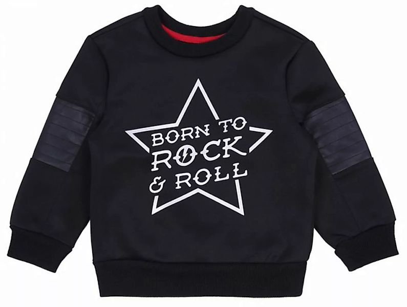 Sarcia.eu Sweatshirt Schwarzes Sweatshirt Born To Rock 2-3 Jahre günstig online kaufen