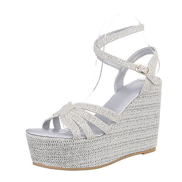Ital-Design Damen Freizeit Plateausandaletten (86706455) Keilabsatz/Wedge günstig online kaufen
