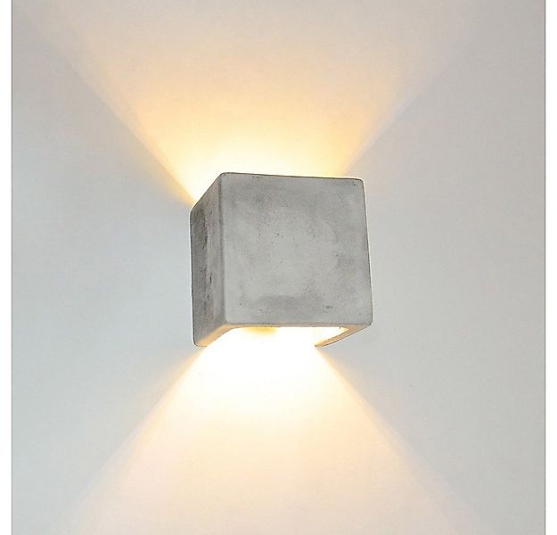 s.luce Wandleuchte Flurlampe Plinth Beton günstig online kaufen