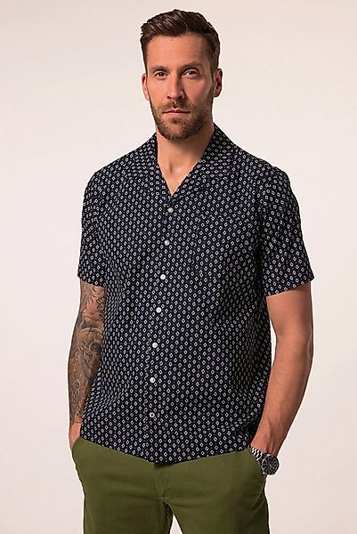 JP1880 Kurzarmhemd JP1880 Hemd Halbarm Alloverprint Kuba-Kragen günstig online kaufen