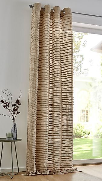Kutti Vorhang Crinkle allover, Ösen (1 günstig online kaufen
