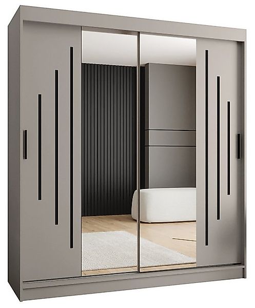 ABIKS MÖBEL Schwebetürenschrank RUBINO Y 180 Schlafzimmerschrank mit Schieb günstig online kaufen