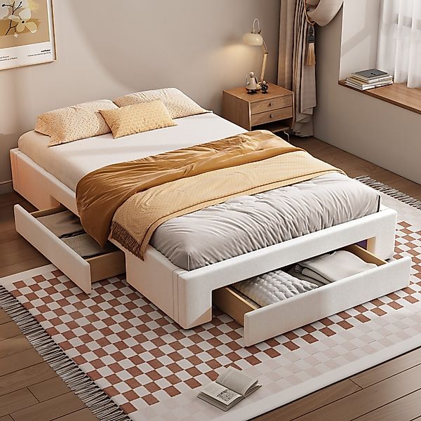 STILVORA Polsterbett 140×200 mit matratze und günstig online kaufen
