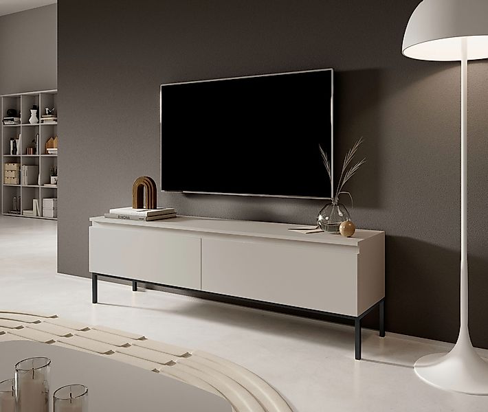 Selsey TV-Schrank BEMMI 2-türig mit Metallgestell, günstig online kaufen