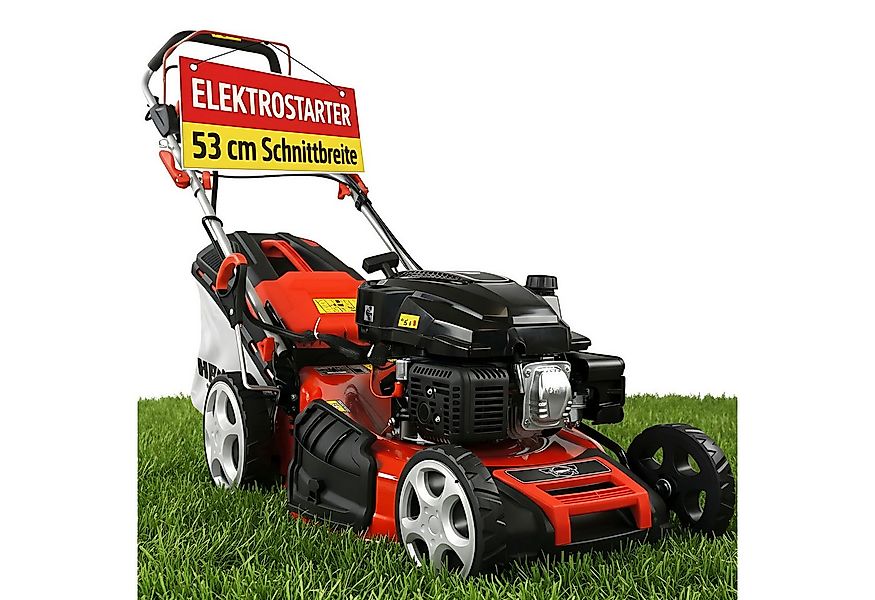 Hecht Benzinrasenmäher 554 SXE 5in1 mit Radantrieb Elektrostart, 53 cm Schn günstig online kaufen