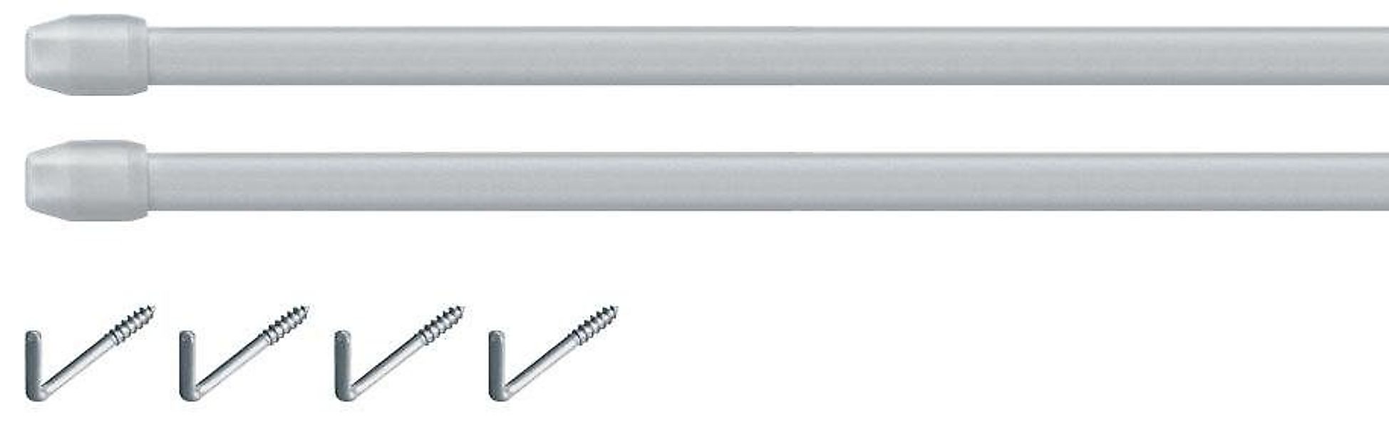 Good Life Vitragenstange "Vita" Ø 11 mm 1 läufig-läufig ausziehbar günstig online kaufen