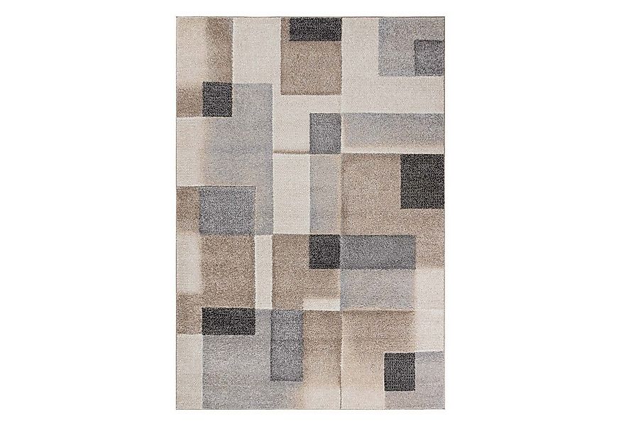 TaraCarpet Teppich Moderner Designerteppich TC-Fashion 6114 Karos in grau, günstig online kaufen
