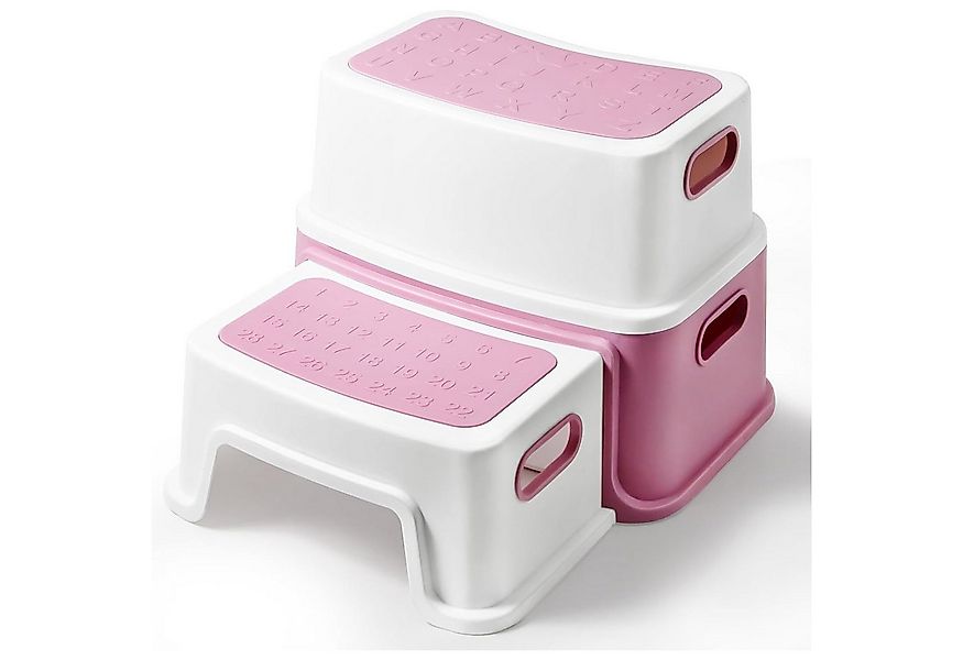 NUODWELL Tritthocker Tritthocker Kinder, Kinderhocker Hocker 2 Stufen, Kloh günstig online kaufen