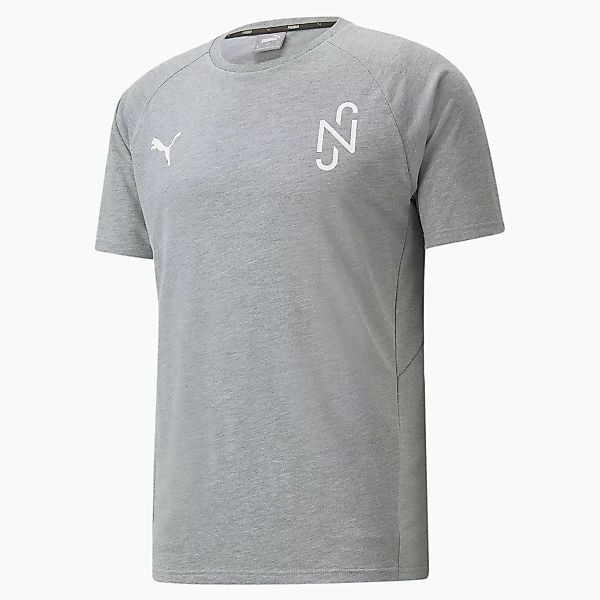 PUMA Neymar Jr Evostripe Herren-T-Shirt | Mit Heide | Grau | Größe: S günstig online kaufen