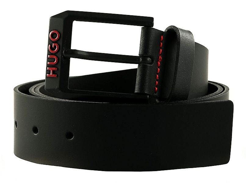 HUGO Ledergürtel Gelio B-Red Sz40 Belt aus echtem Leder günstig online kaufen