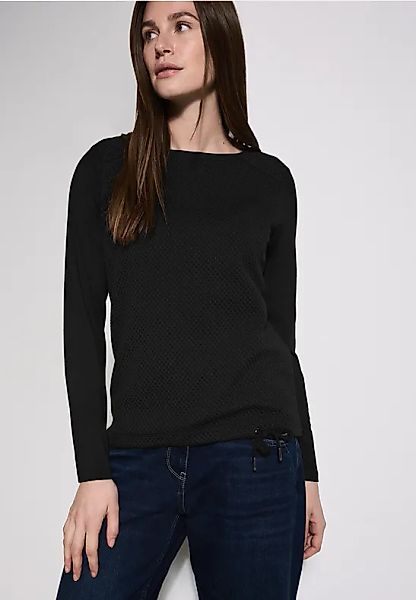 CECIL Materialmix Langarmshirt günstig online kaufen
