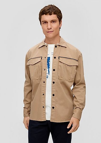 s.Oliver Langarmhemd Overshirt aus Twill Blende günstig online kaufen