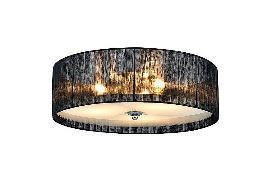 lux.pro Deckenleuchte, ohne Leuchtmittel, »Helena« Ø40 cm, schwarz, 3xE27 günstig online kaufen