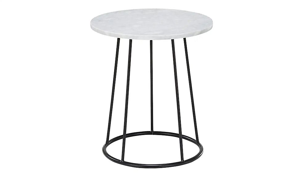 Beistelltisch  Carrara ¦ weiß ¦ Maße (cm): H: 40  Ø: 35 Tische > Beistellti günstig online kaufen