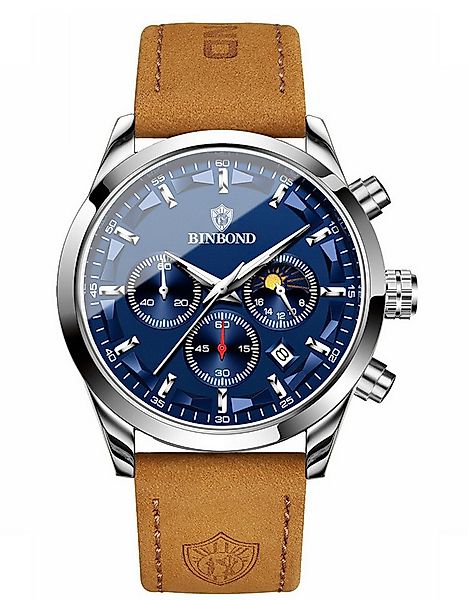 ibettertec Quarzuhr Chronograph Herren-Uhren Analog Quarzunhr, (Quarzuhr Mu günstig online kaufen