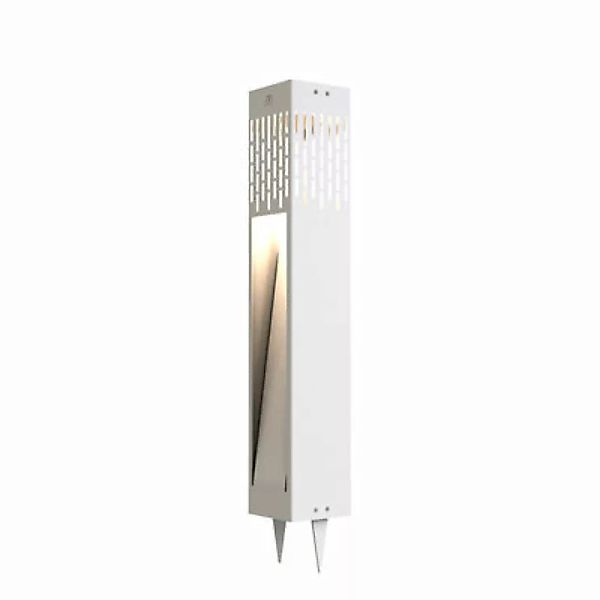 Solar-Beleuchtungspoller La Lampe Passage metall weiß / H 60 cm - Hybrid un günstig online kaufen