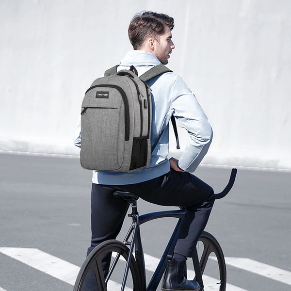 TAN.TOMI Rucksack Laptop-Rucksack Herren mit USB-Ladebuchse, günstig online kaufen
