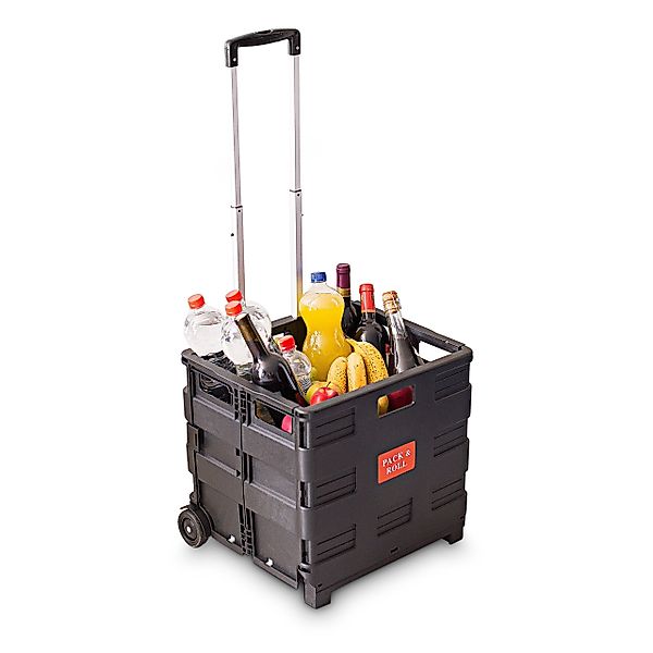 relaxdays Einkaufstrolley klappbar bis 35kg günstig online kaufen