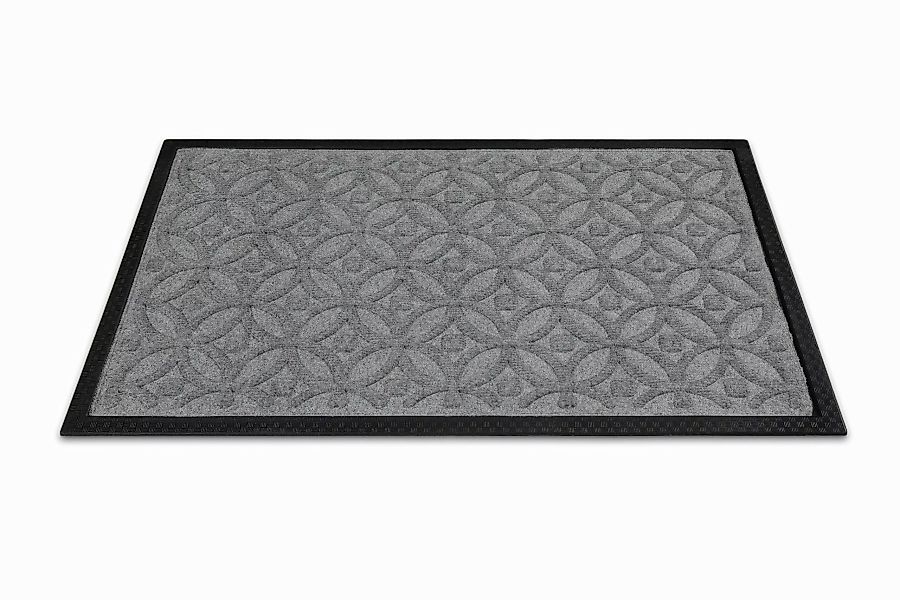 Wecon home Fußmatte »Midnight Mosaic«, rechteckig, 4 mm Höhe, pflegeleicht, günstig online kaufen