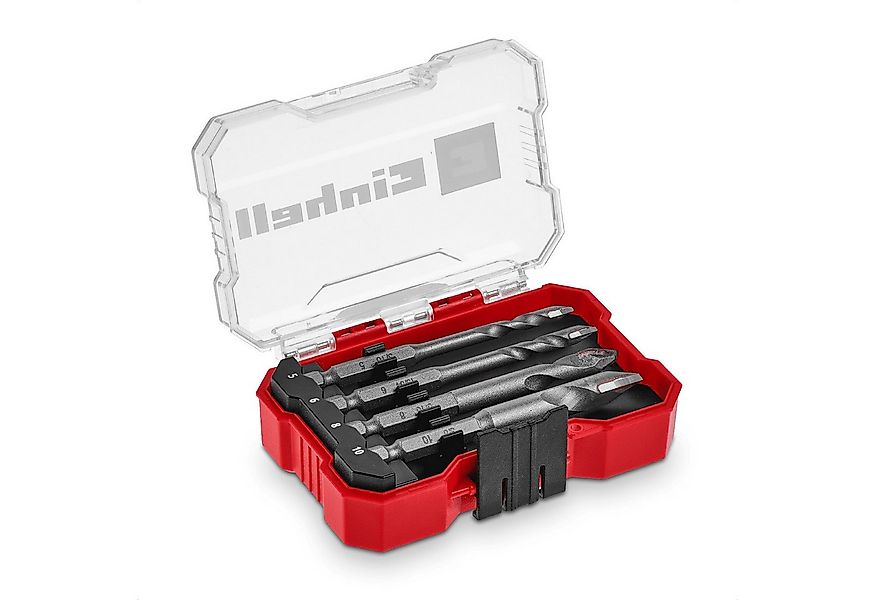 Einhell Bohrer- und Bit-Set, (4x Keramikbohrer (5 / 6 / 8 / 10 mm), 1x Aufb günstig online kaufen