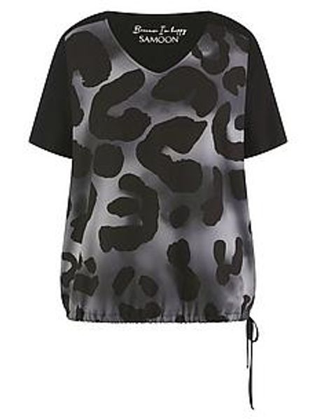 Blusen-Shirt Samoon schwarz günstig online kaufen